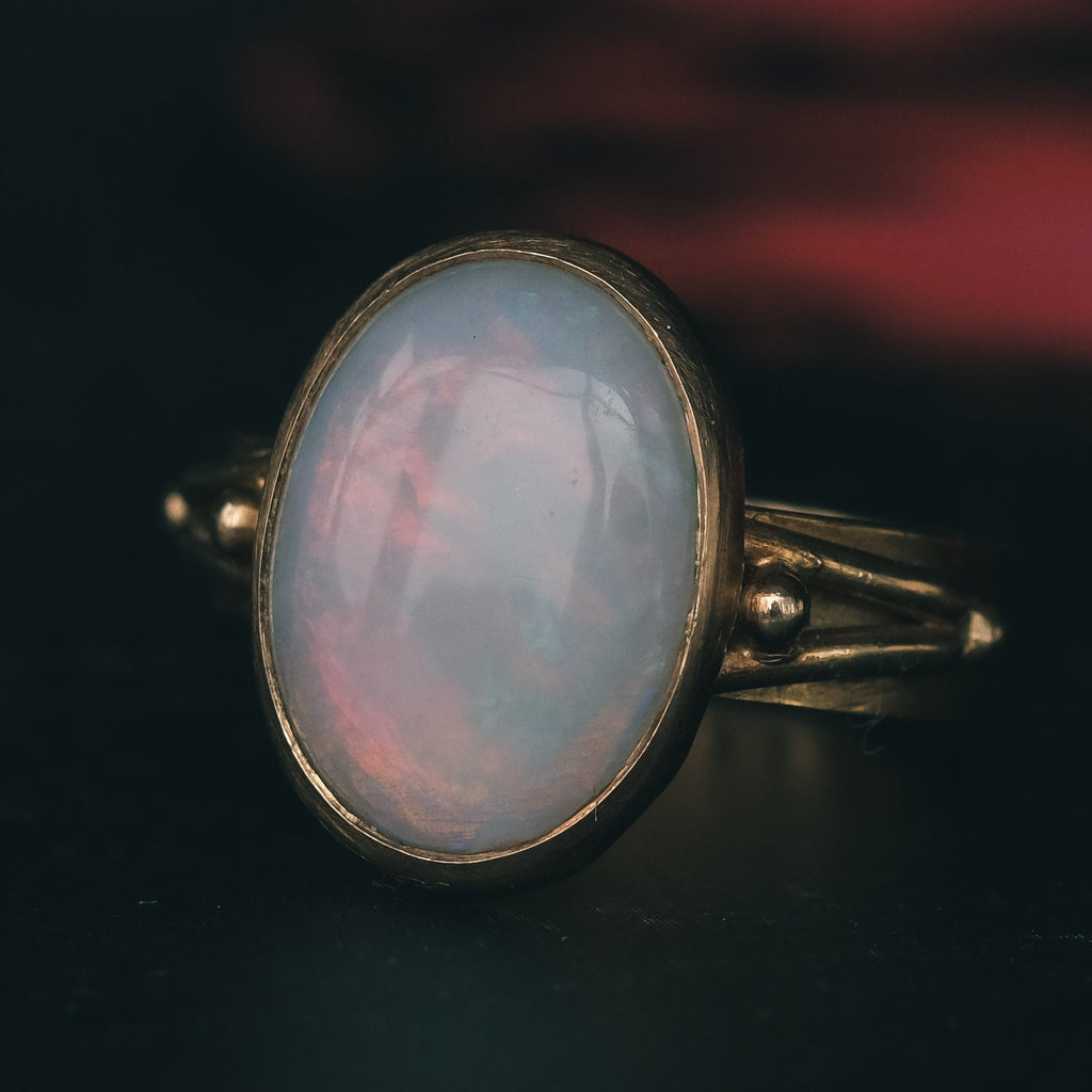 Vintage Opal Ring - Lost Owl Jewelry