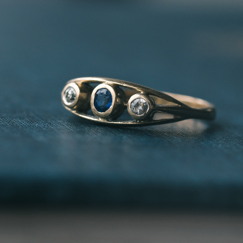 Vintage Open Trilogy Ring - Lost Owl Jewelry