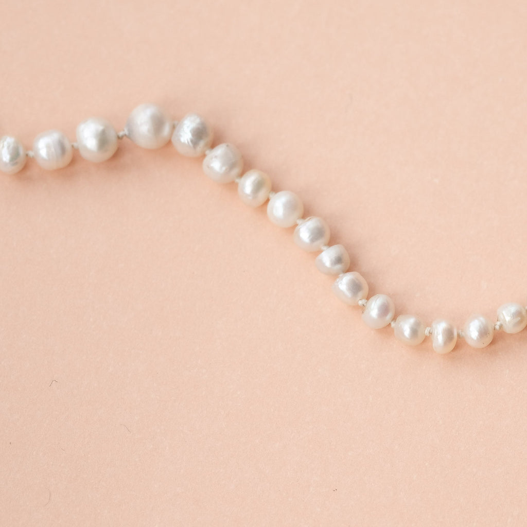 Vintage Pearl Necklace - Lost Owl Jewelry