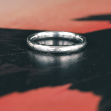 Vintage Platinum Band - Lost Owl Jewelry