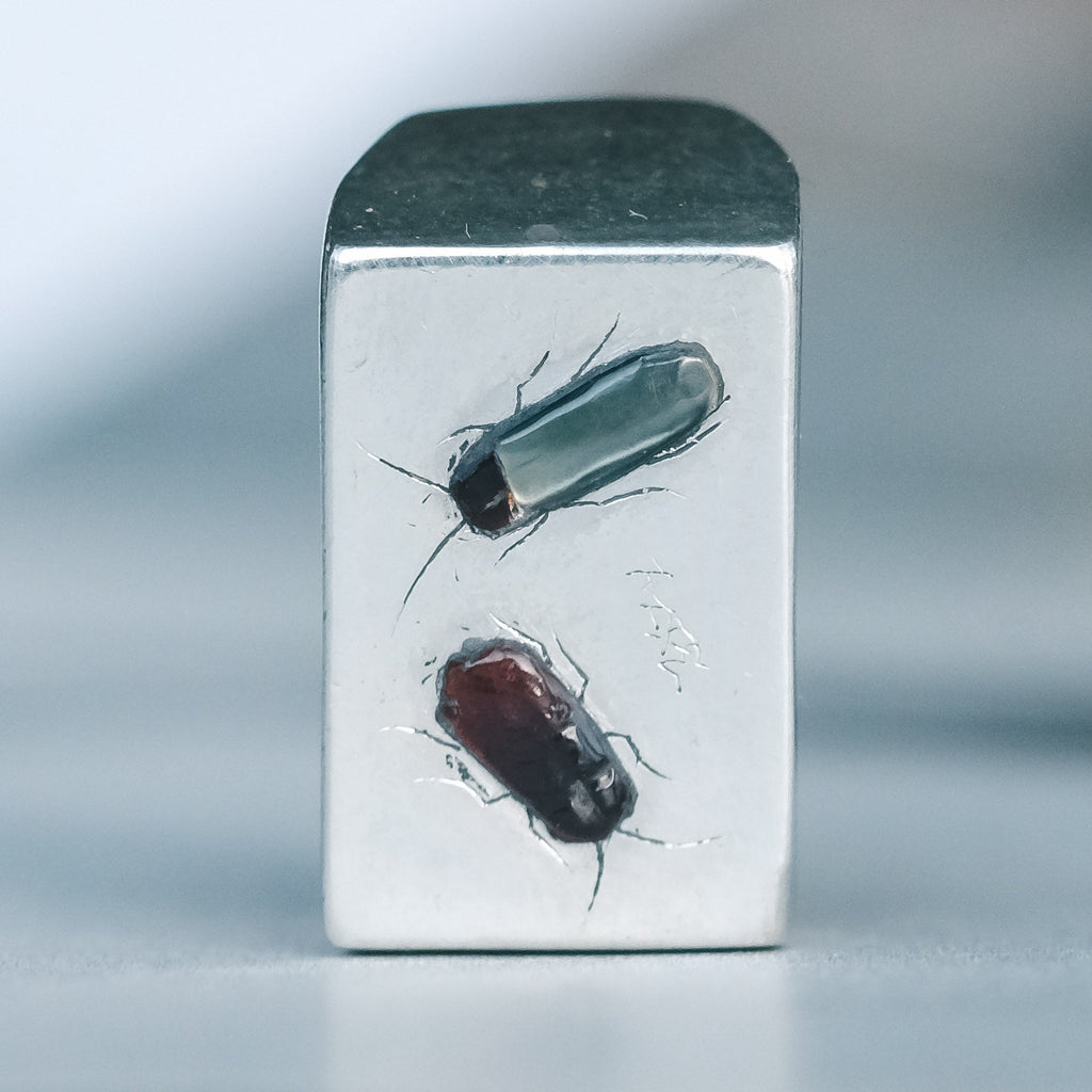 Vintage Shibayama Signet Ring - Lost Owl Jewelry