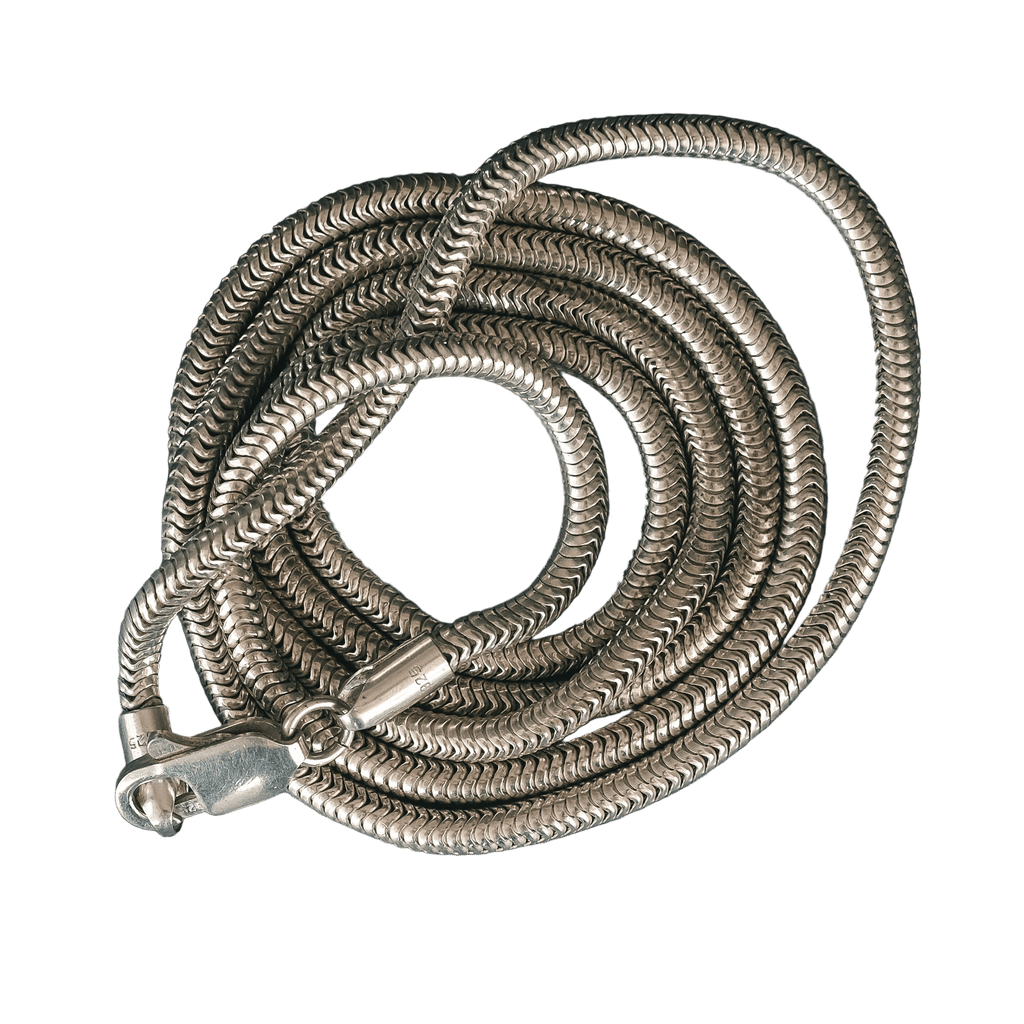 Vintage Silver Snake - Link Chain - Lost Owl Jewelry