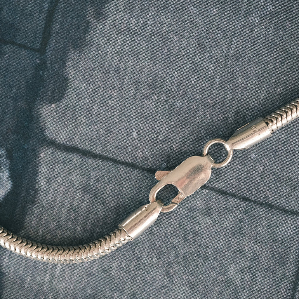 Vintage Silver Snake - Link Chain - Lost Owl Jewelry