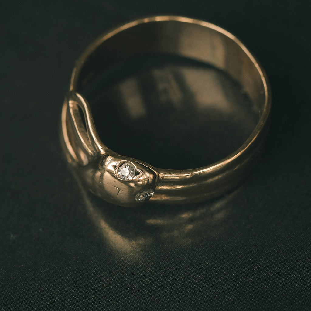Vintage Snake Ring - Lost Owl Jewelry