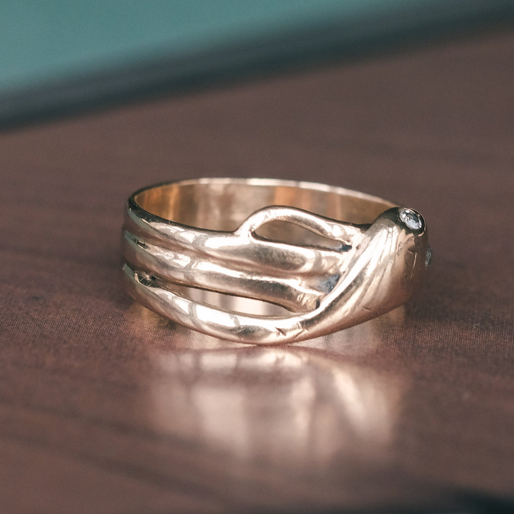 Vintage Snake Ring - Lost Owl Jewelry