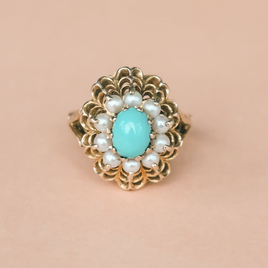 Vintage Spider Web Ring - Lost Owl Jewelry