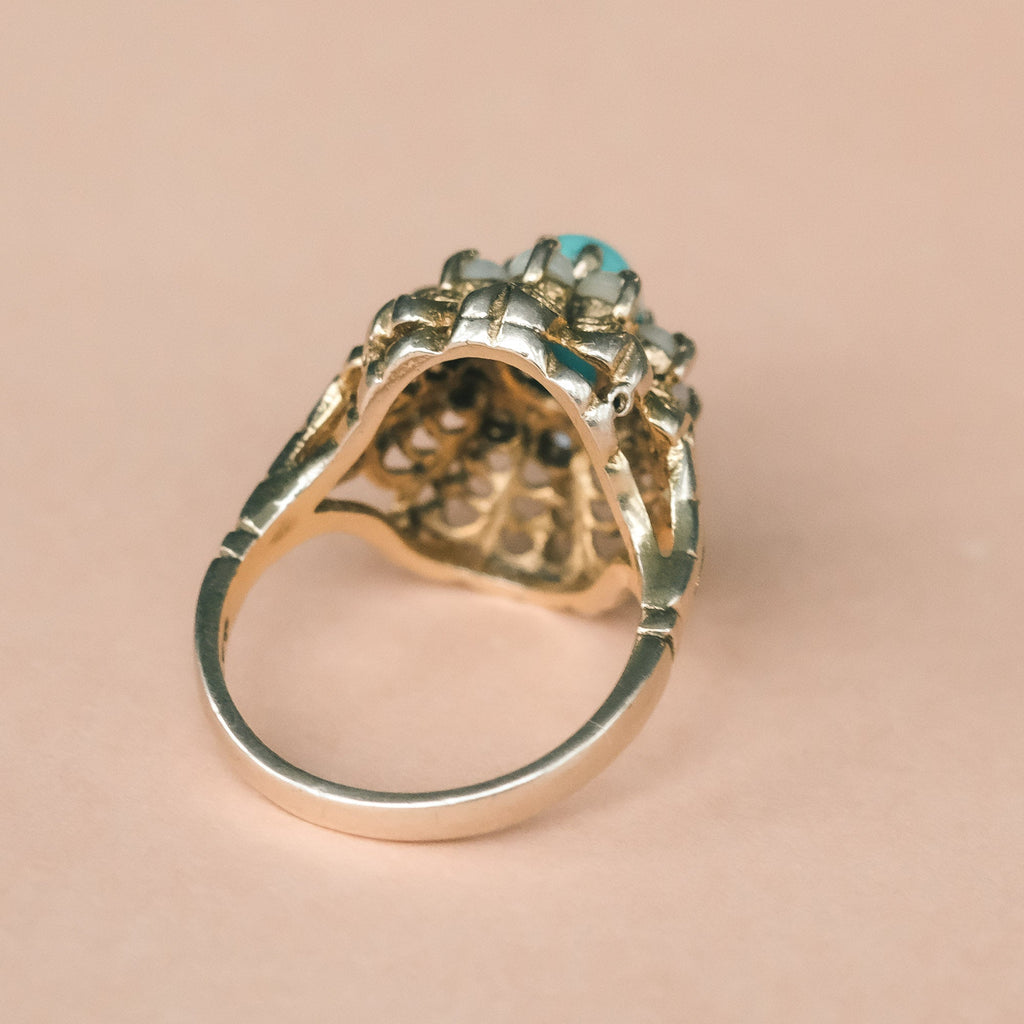 Vintage Spider Web Ring - Lost Owl Jewelry