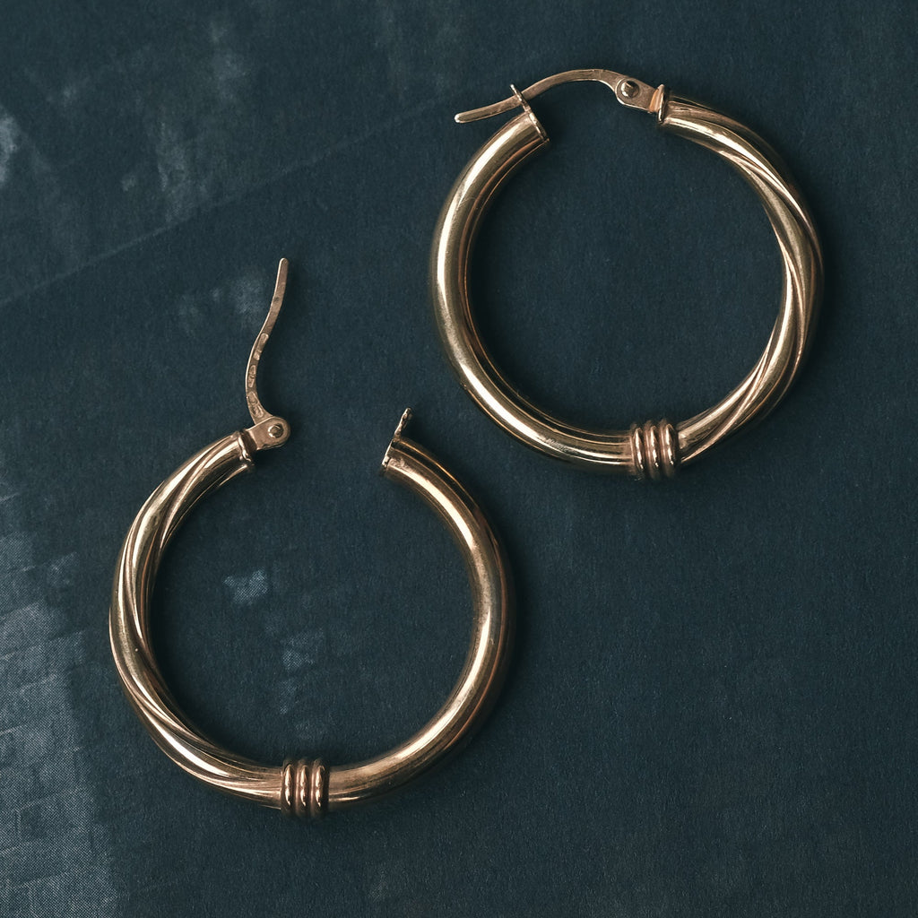 Vintage UnoAErre Hoops - Lost Owl Jewelry