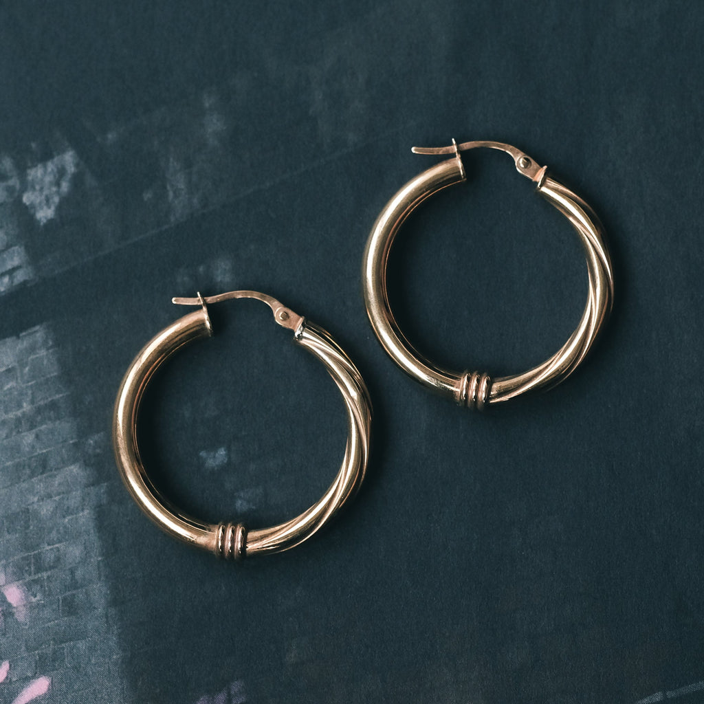 Vintage UnoAErre Hoops - Lost Owl Jewelry