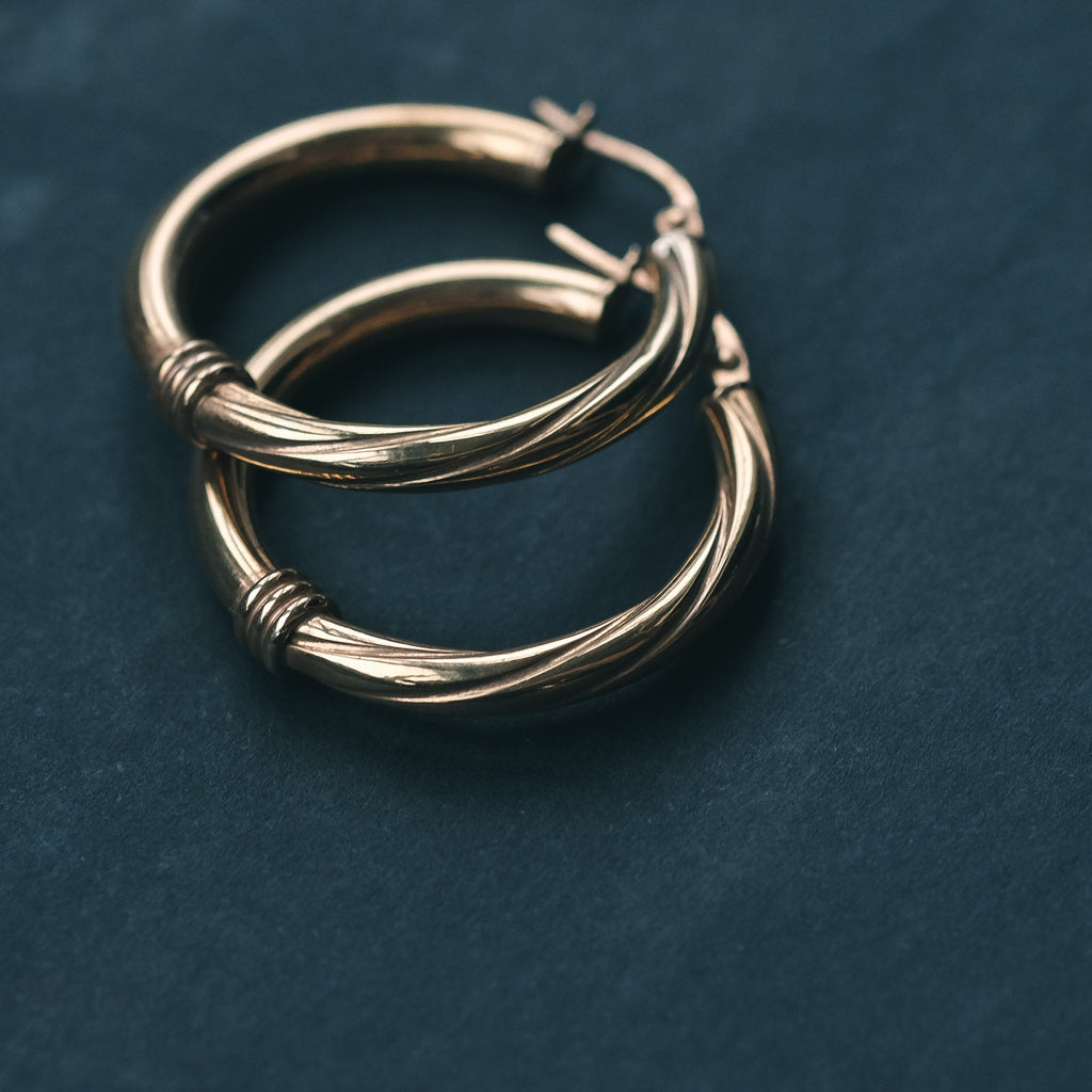 Vintage UnoAErre Hoops - Lost Owl Jewelry