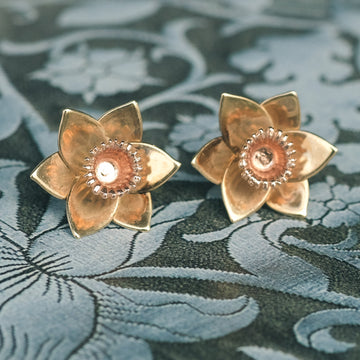 Welsh Clogau Daffodil Earrings - Lost Owl Jewelry