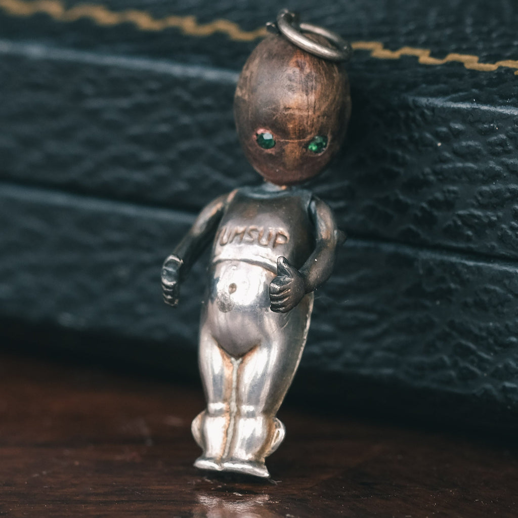 WW1 Lucky Fumsup Pendant - Lost Owl Jewelry