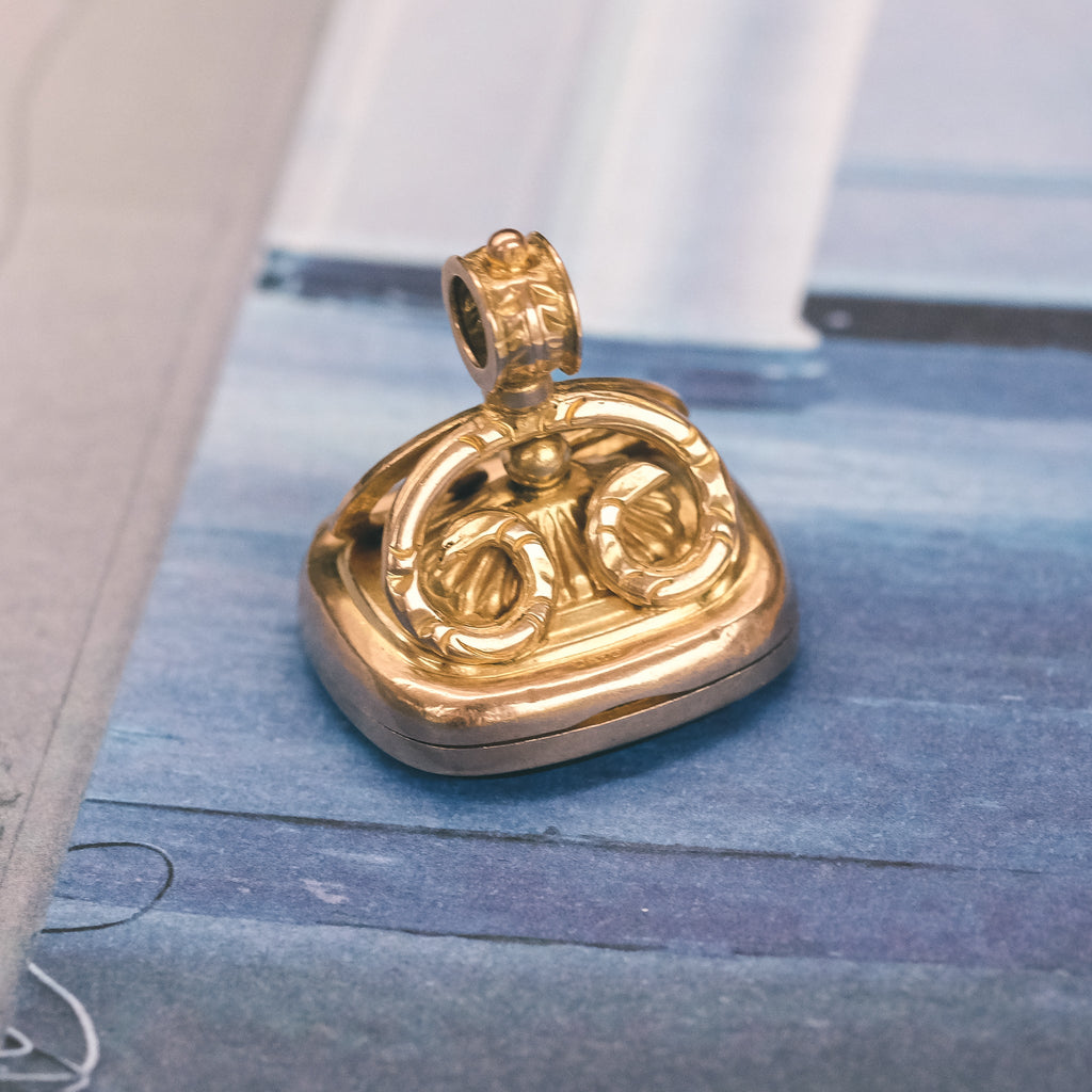 1907 Intaglio Seal Fob - Lost Owl Jewelry