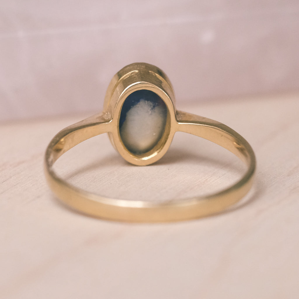 1919 Black Opal Ring - Lost Owl Jewelry