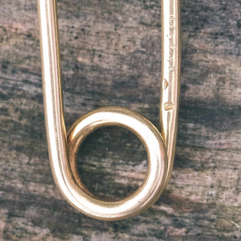1920s Cartier Safety Pin - Lost Owl Jewelry
