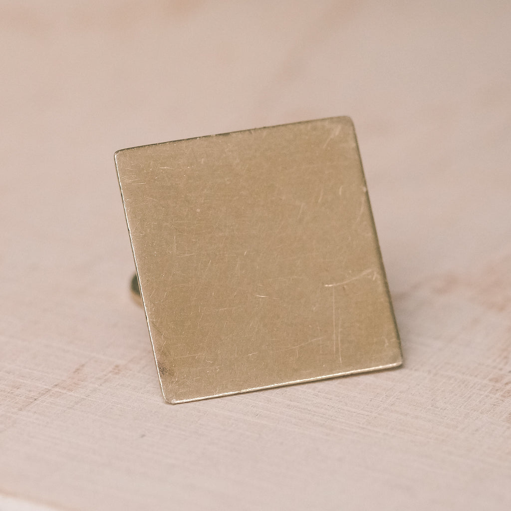 1930s Pyramid Charm - Lost Owl Jewelry