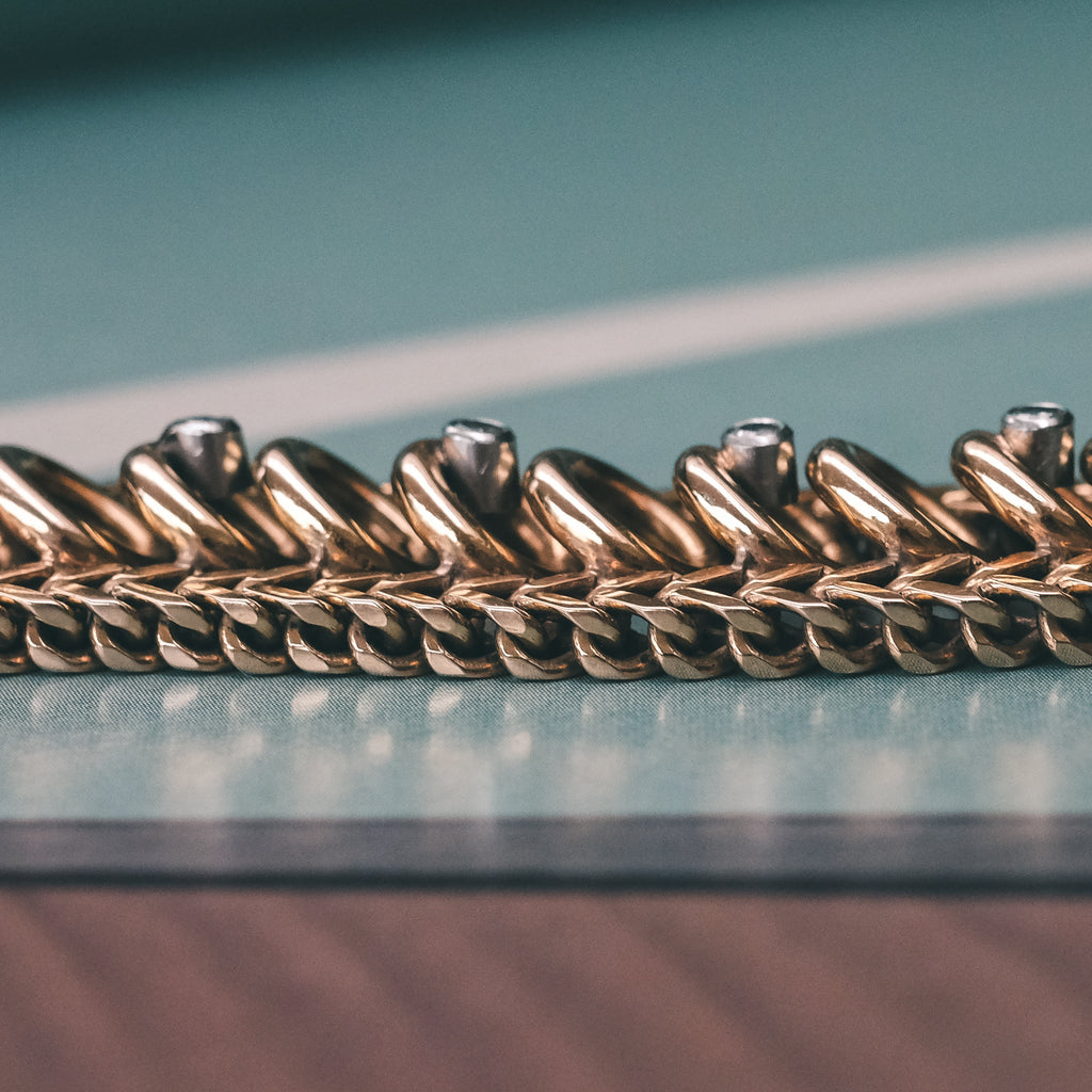 1950s Chains & Hoops Bracelet - Lost Owl Jewelry