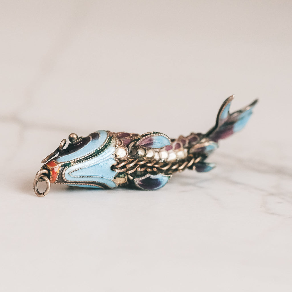 1960s Koi Carp Pendant - Lost Owl Jewelry