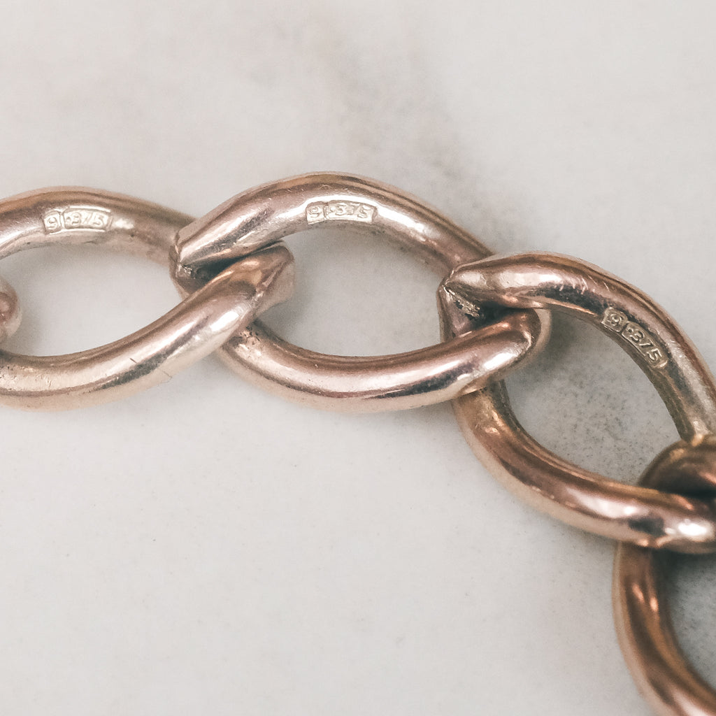 1968 Gold Curb Link Bracelet - Lost Owl Jewelry