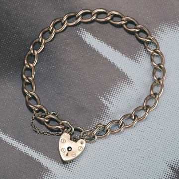 1968 Gold Curb Link Bracelet - Lost Owl Jewelry