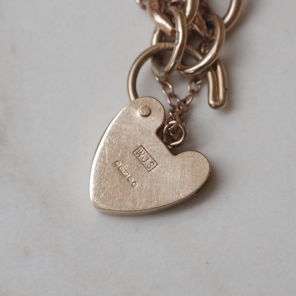 1968 Gold Curb Link Bracelet - Lost Owl Jewelry