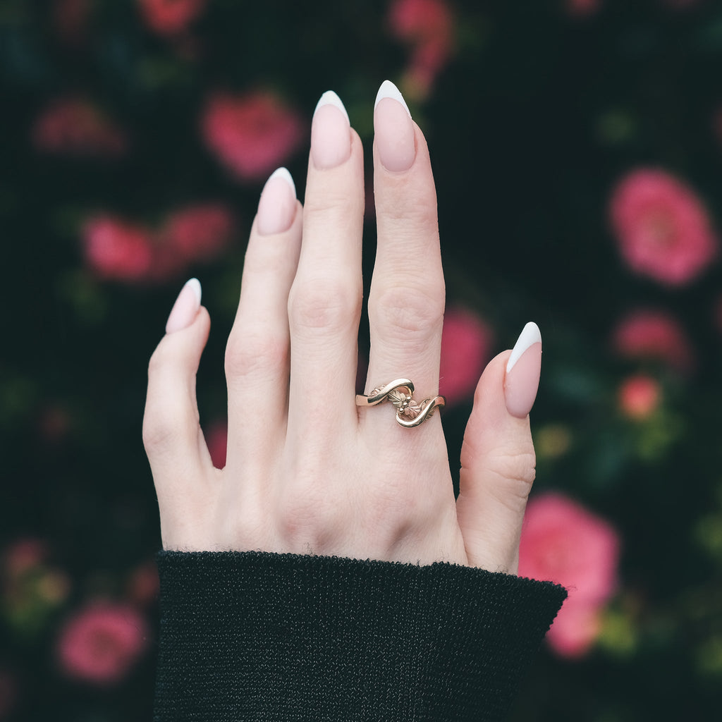 1970s Black Hills Gold Ring - Lost Owl Jewelry