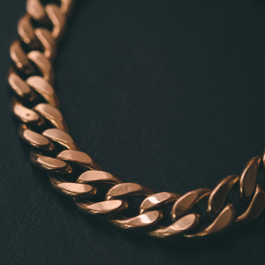 1970s Gold Cuban Link Bracelet - Lost Owl Jewelry