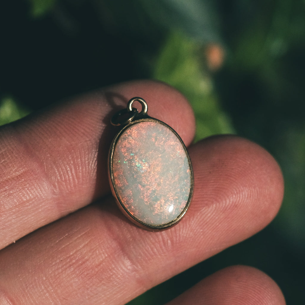 1979 Opal Pendant - Lost Owl Jewelry