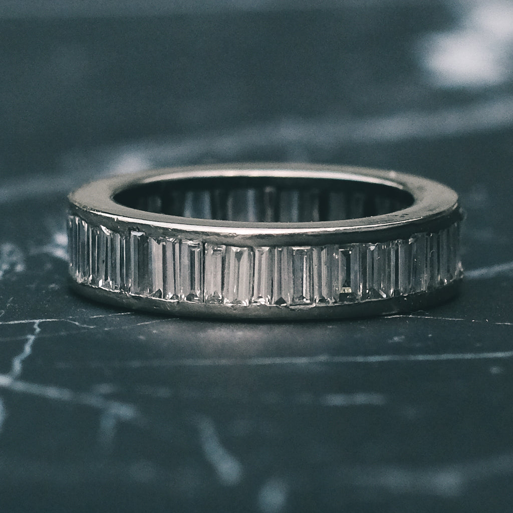 1980s Diamond Eternity Ring - Lost Owl Jewelry