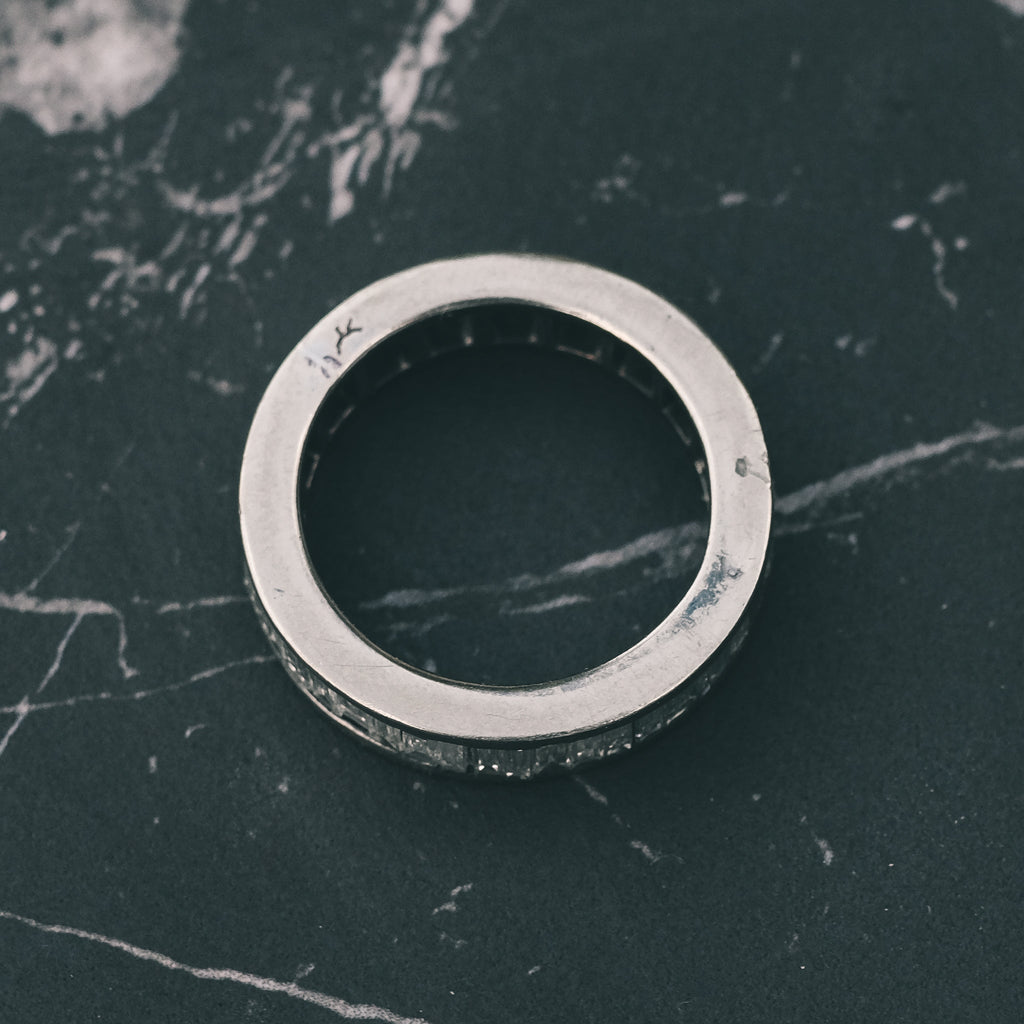 1980s Diamond Eternity Ring - Lost Owl Jewelry