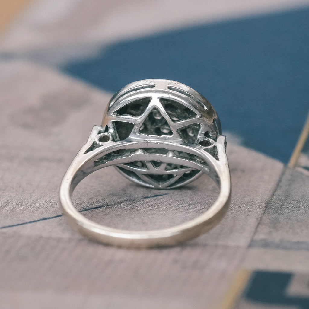 1980s Triforce Cluster Ring - Lost Owl Jewelry