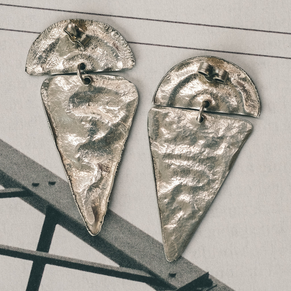 Ancient Revival Silver Snake Earrings - Lost Owl Jewelry