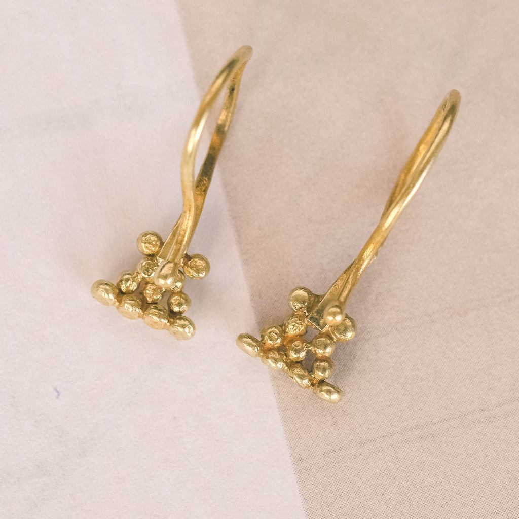 Ancient Roman Gold Earrings - Lost Owl Jewelry