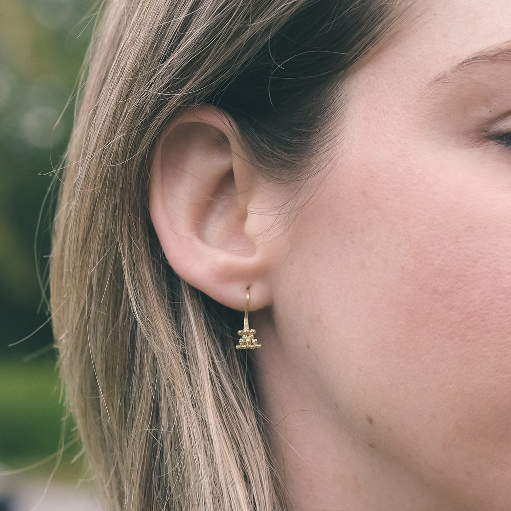 Ancient Roman Gold Earrings - Lost Owl Jewelry