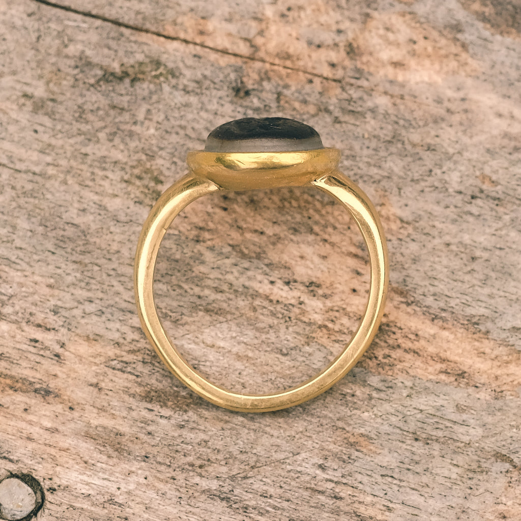 Ancient Roman Mars Signet Ring - Lost Owl Jewelry