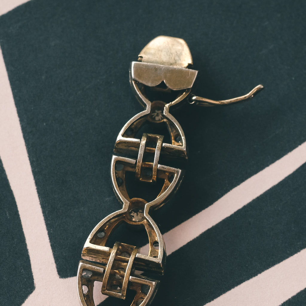 Art Deco Diamond Bracelet - Lost Owl Jewelry