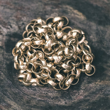 Art Deco Gold Belcher Chain - Lost Owl Jewelry
