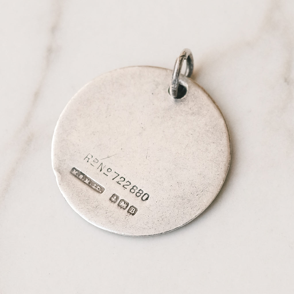 Art Deco 'Good Luck' Water Lily Pendant - Lost Owl Jewelry