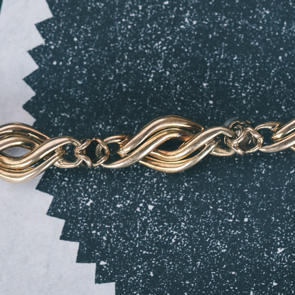 Art Nouveau Ruby & Pearl Bracelet - Lost Owl Jewelry