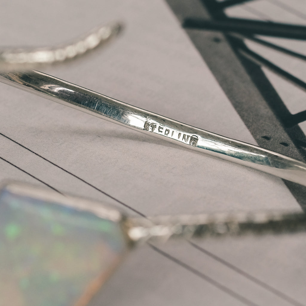 Cyberpunk Opal Snake Bangle - Lost Owl Jewelry