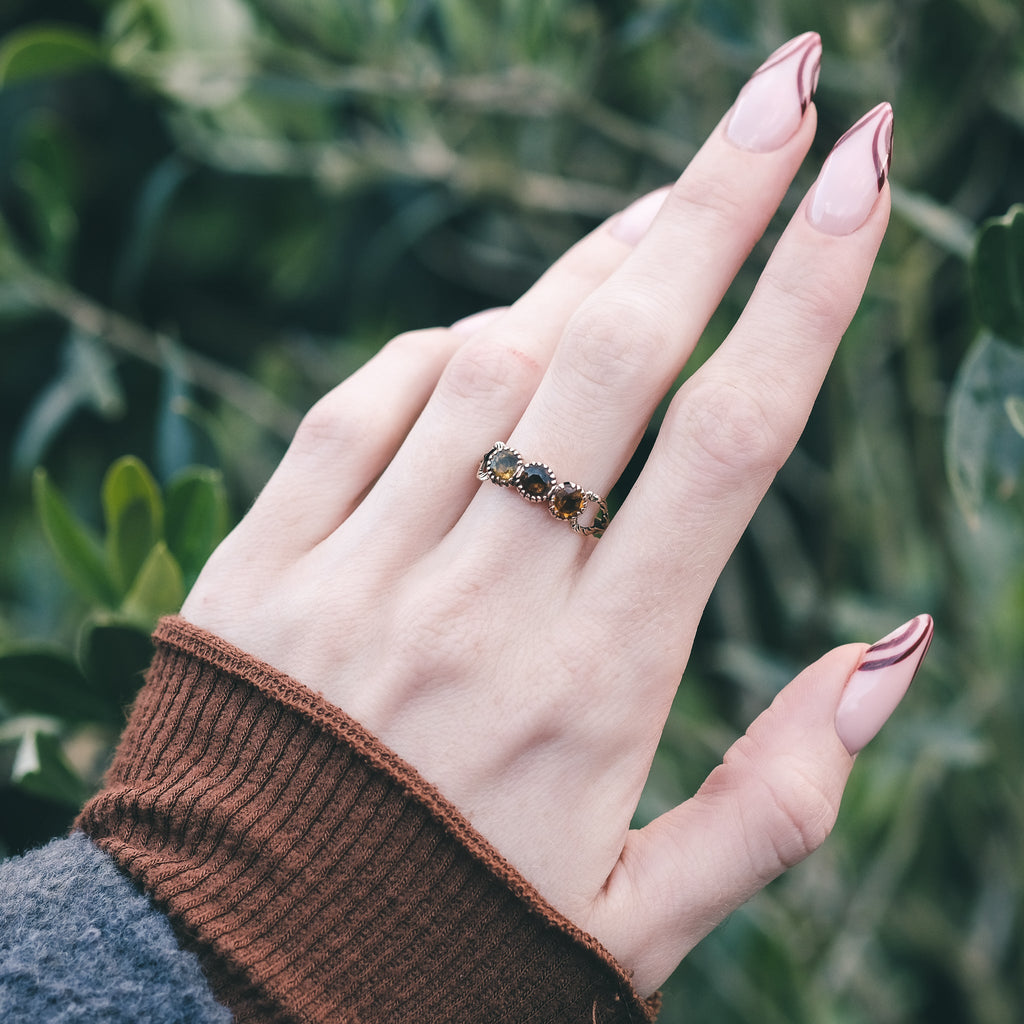 Early Victorian Trilogy Ring - Lost Owl Jewelry