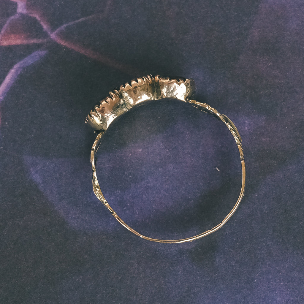 Early Victorian Trilogy Ring - Lost Owl Jewelry