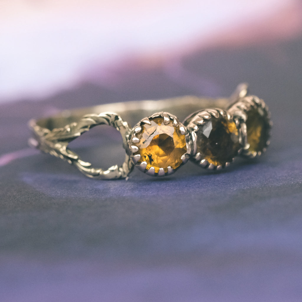 Early Victorian Trilogy Ring - Lost Owl Jewelry