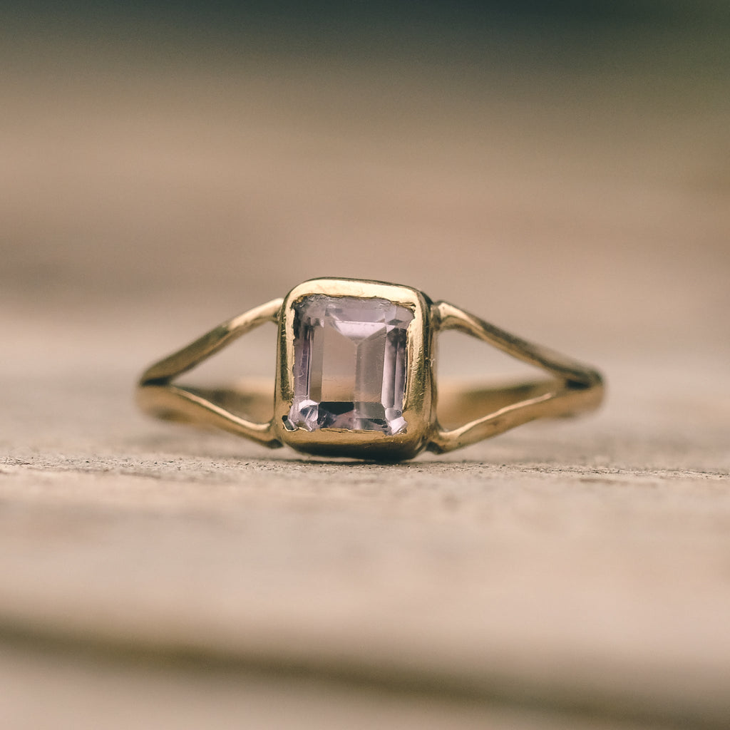 Edwardian Lilac Amethyst Ring - Lost Owl Jewelry