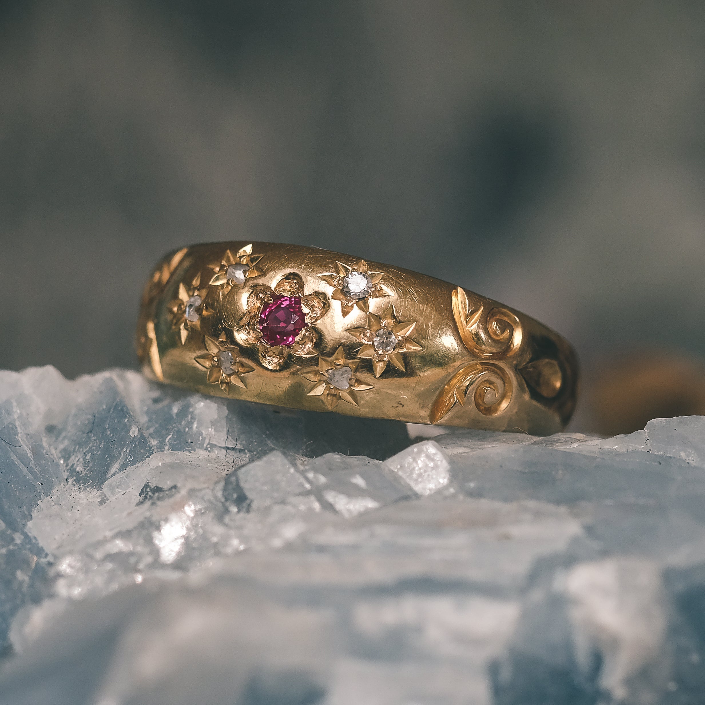 Ruby on sale gypsy ring