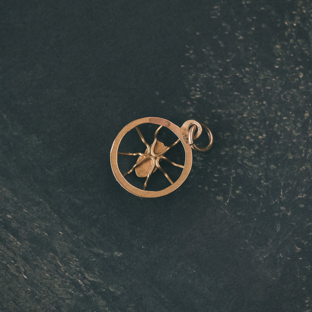 Edwardian Spider Charm - Lost Owl Jewelry