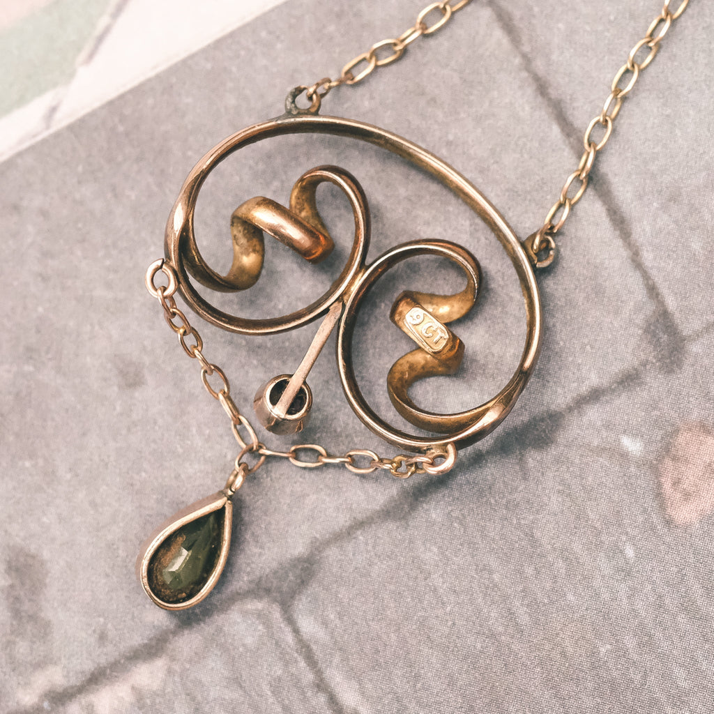 Edwardian Suffrage Necklace - Lost Owl Jewelry