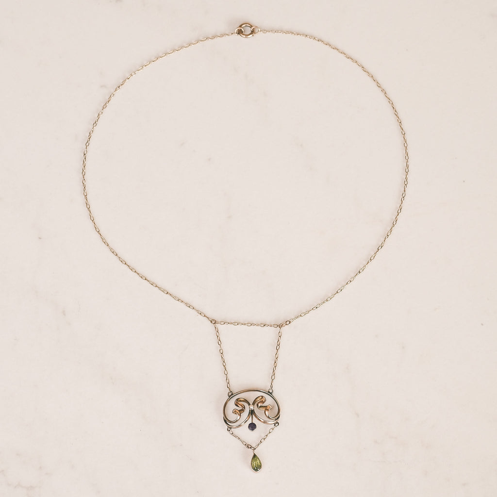 Edwardian Suffrage Necklace - Lost Owl Jewelry