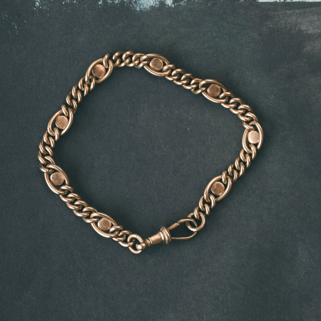 Edwardian Turquoise & Pearl Bracelet - Lost Owl Jewelry