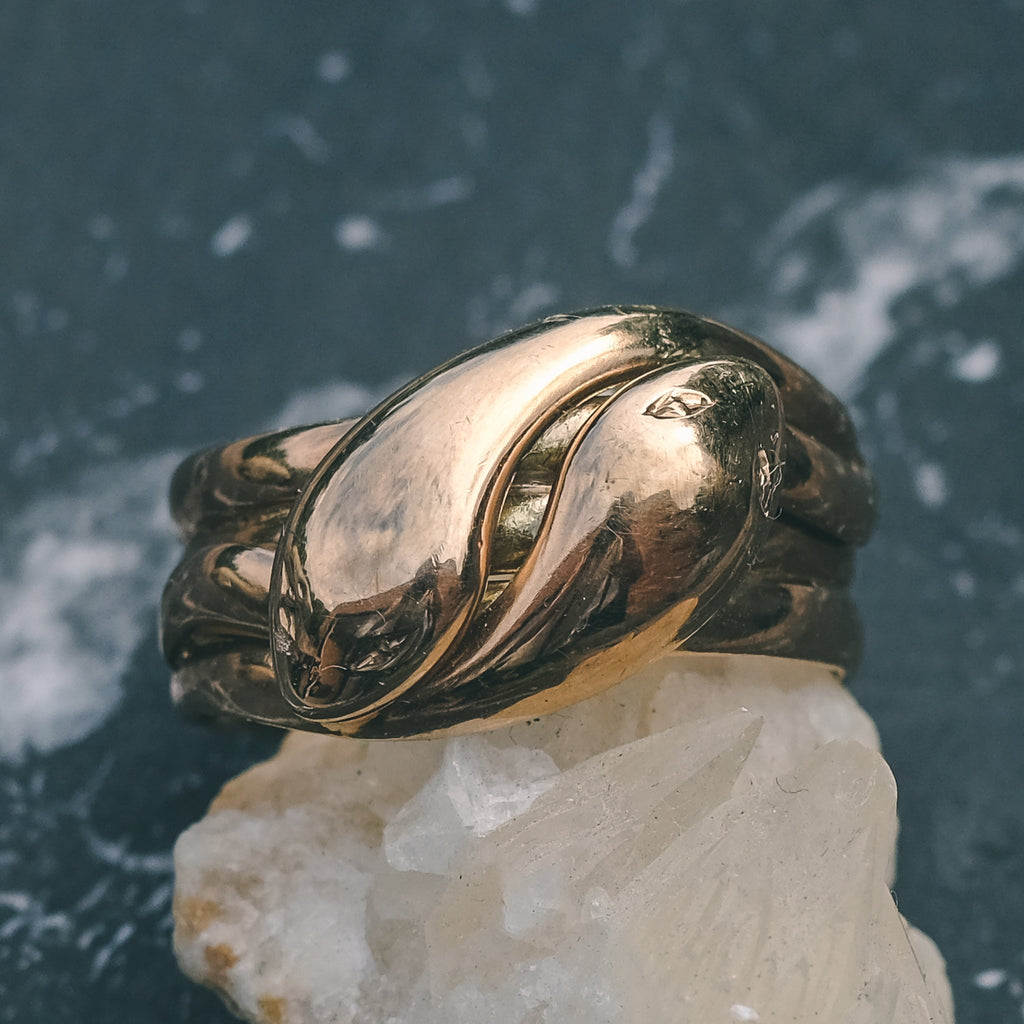 Edwardian Two Snakes Ring – Lost Owl Jewelry
